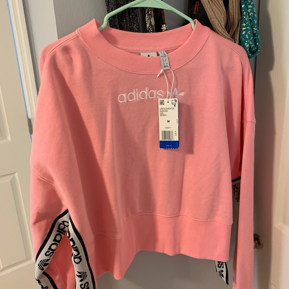 Adidas Originals Side Tao cropped sweatshirt